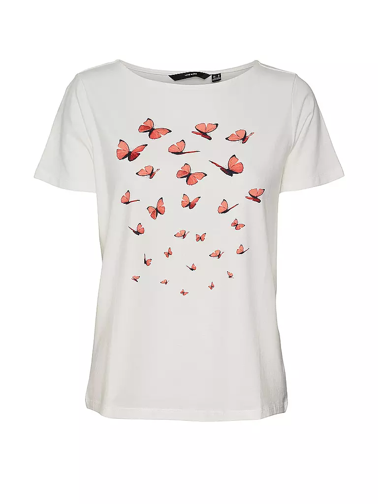 VERO MODA | T-Shirt  VMSIV BOAT NECK  | weiss