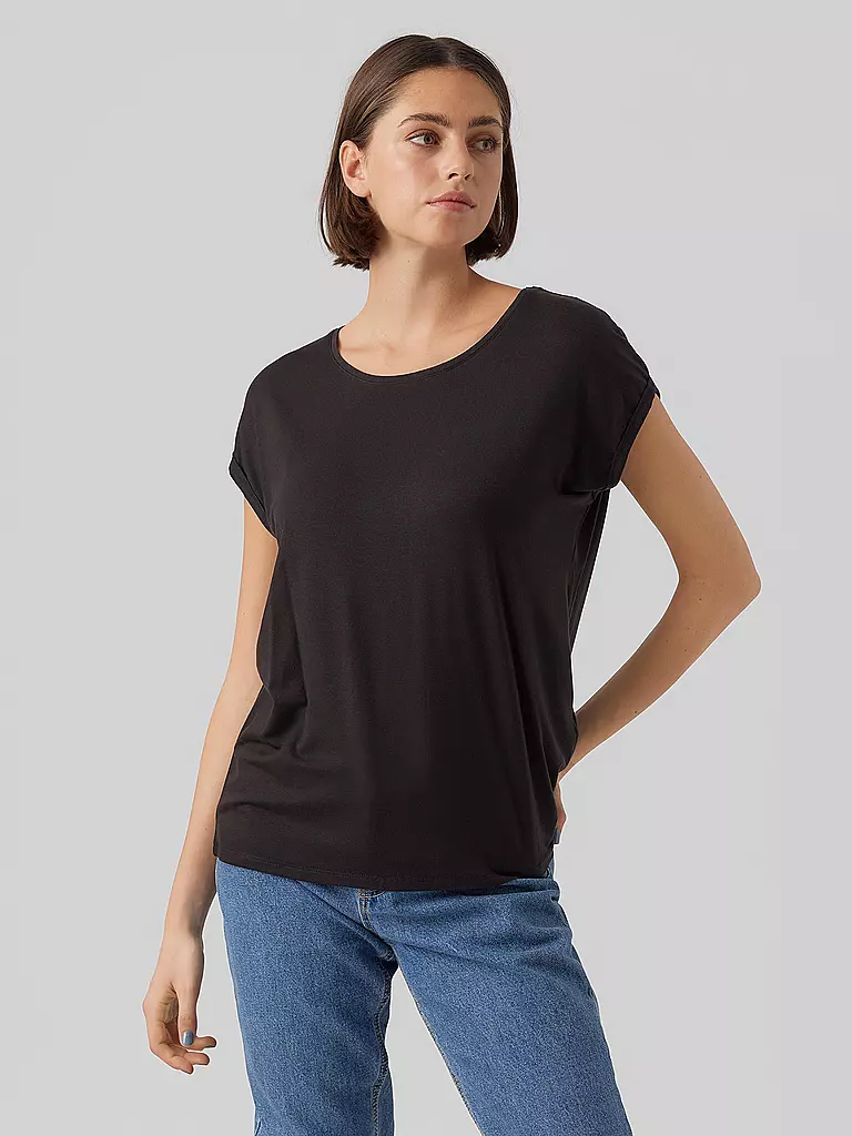 VERO MODA | T-Shirt VMAVA | schwarz