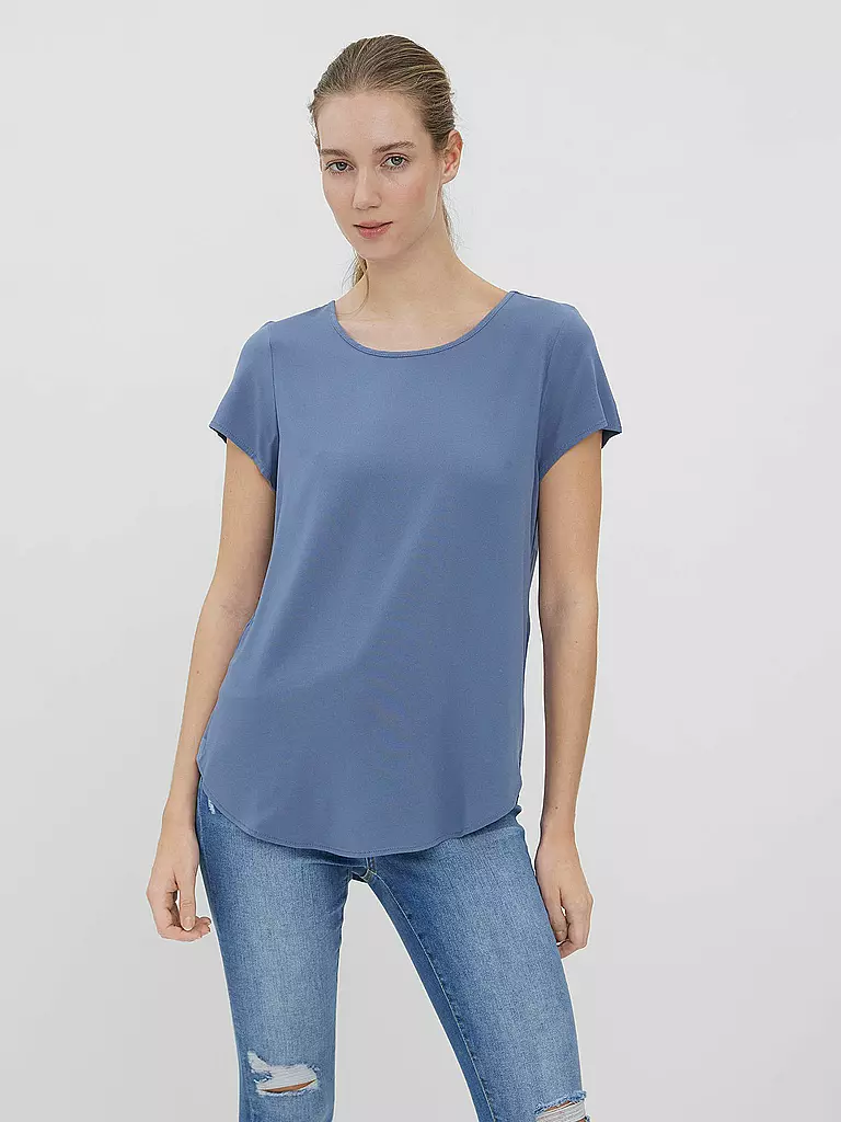 VERO MODA | T-Shirt VMBECCA  | hellblau