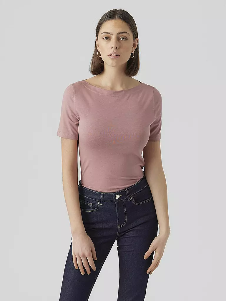 VERO MODA | T-Shirt VMPANDA | hellbraun