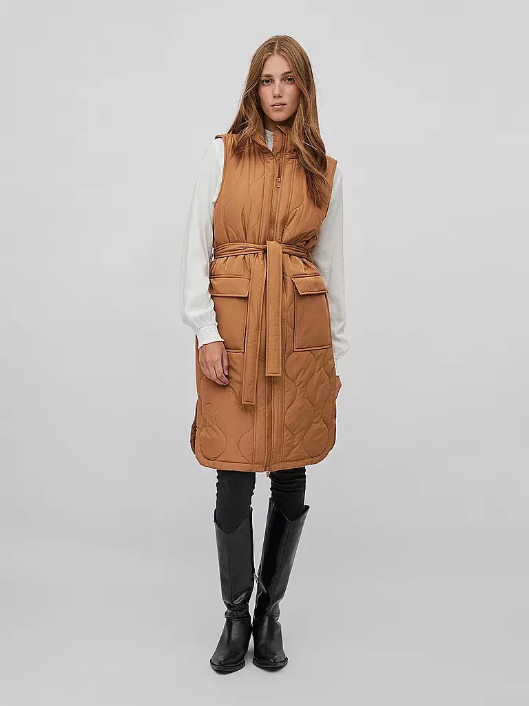 VILA | Steppgilet VIOLINIRA | camel