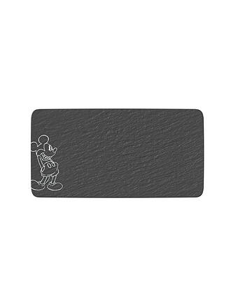VILLEROY & BOCH | Servierplatte 35x18cm MANUFACTURE-MICKEY MOUSE Schwarz