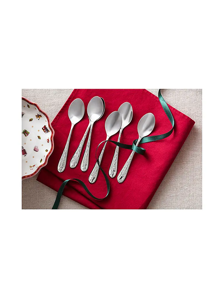 VILLEROY & BOCH | Kaffeelöffel Set 6-tlg. | Silber