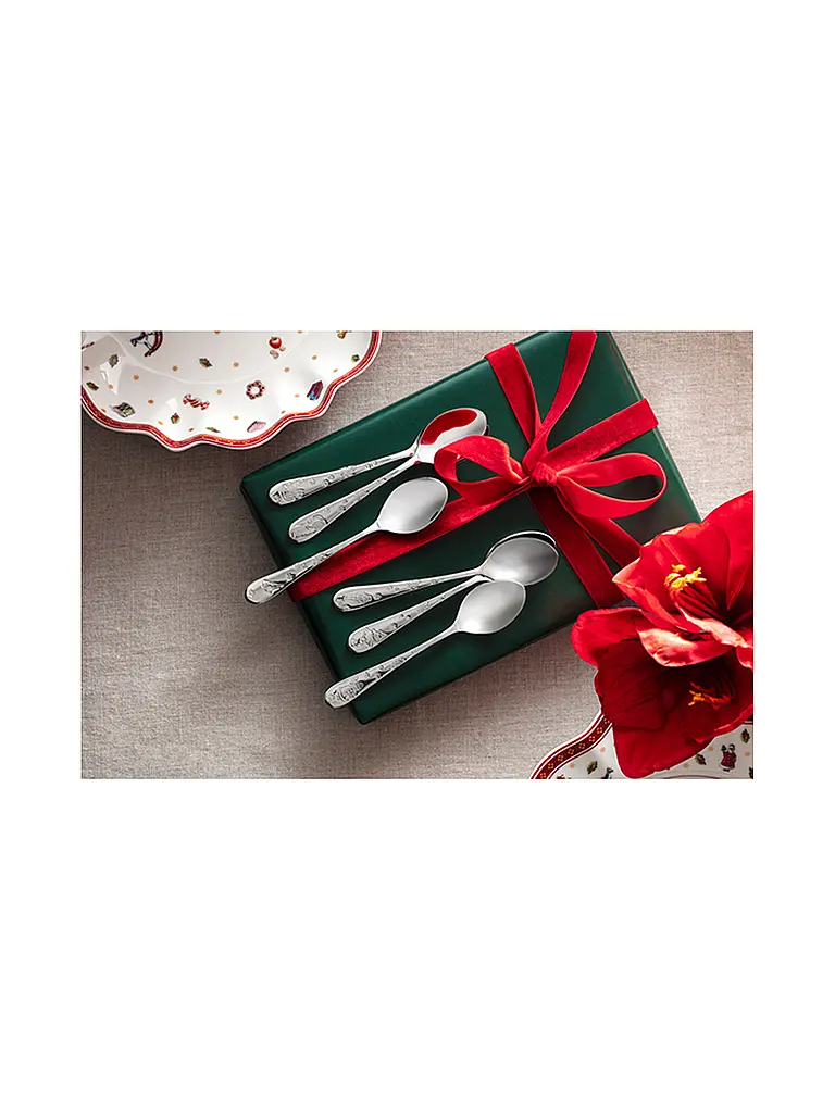 VILLEROY & BOCH | Kaffeelöffel Set 6-tlg. | Silber