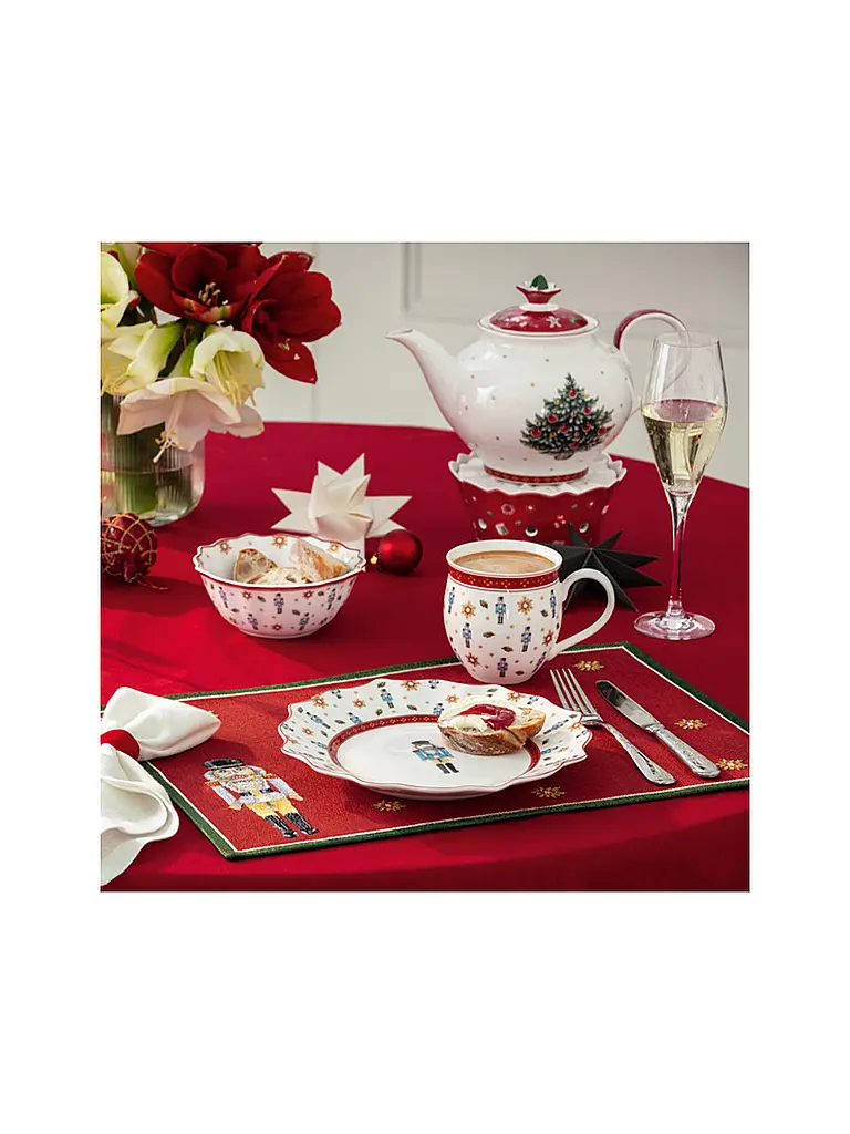 VILLEROY & BOCH | Platzset 4tlg. 32x48cm Toy's Delight  | dunkelrot