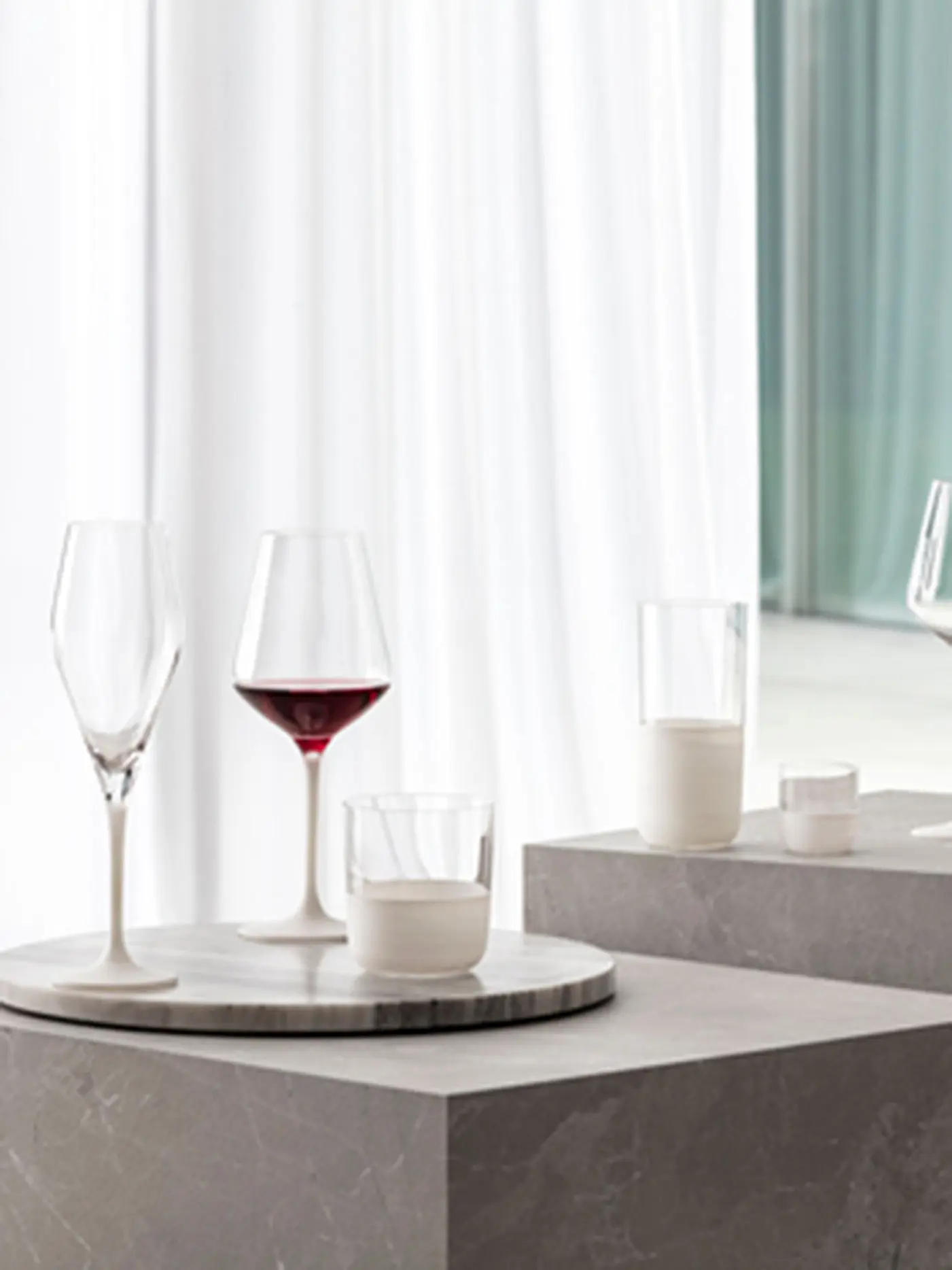 VILLEROY & BOCH | Schnapsglas 4er Set MANUFACTURE ROCK BLANC GLAS | weiss
