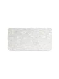 VILLEROY & BOCH | Servierplatte rechteckig Manufacture Rock Blanc 35x18cm | Weiss