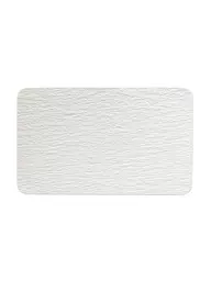 VILLEROY & BOCH | Teller rechteckig Manufacture Rock Blanc 28x17cm | weiss