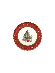 VILLEROY & BOCH | Toy's Delight Kuchenplatte rund 33cm  | Dunkelrot