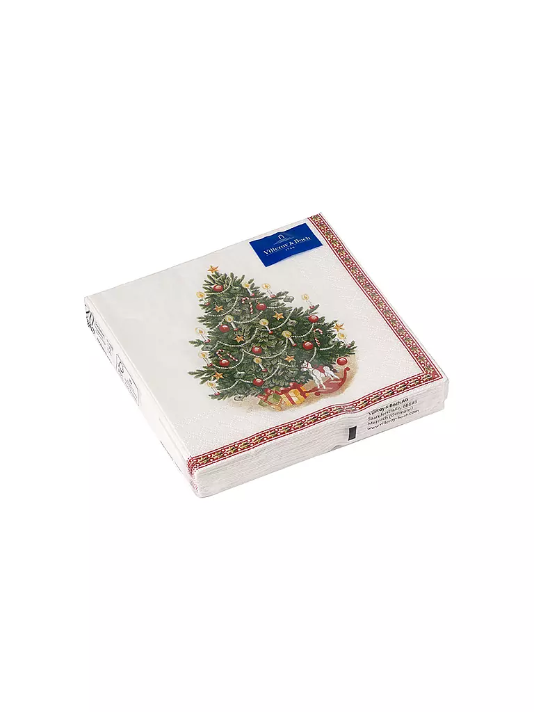 VILLEROY & BOCH | Weihnachts-Lunch Servietten Tannenbaum "Winter Specials" | Bunt