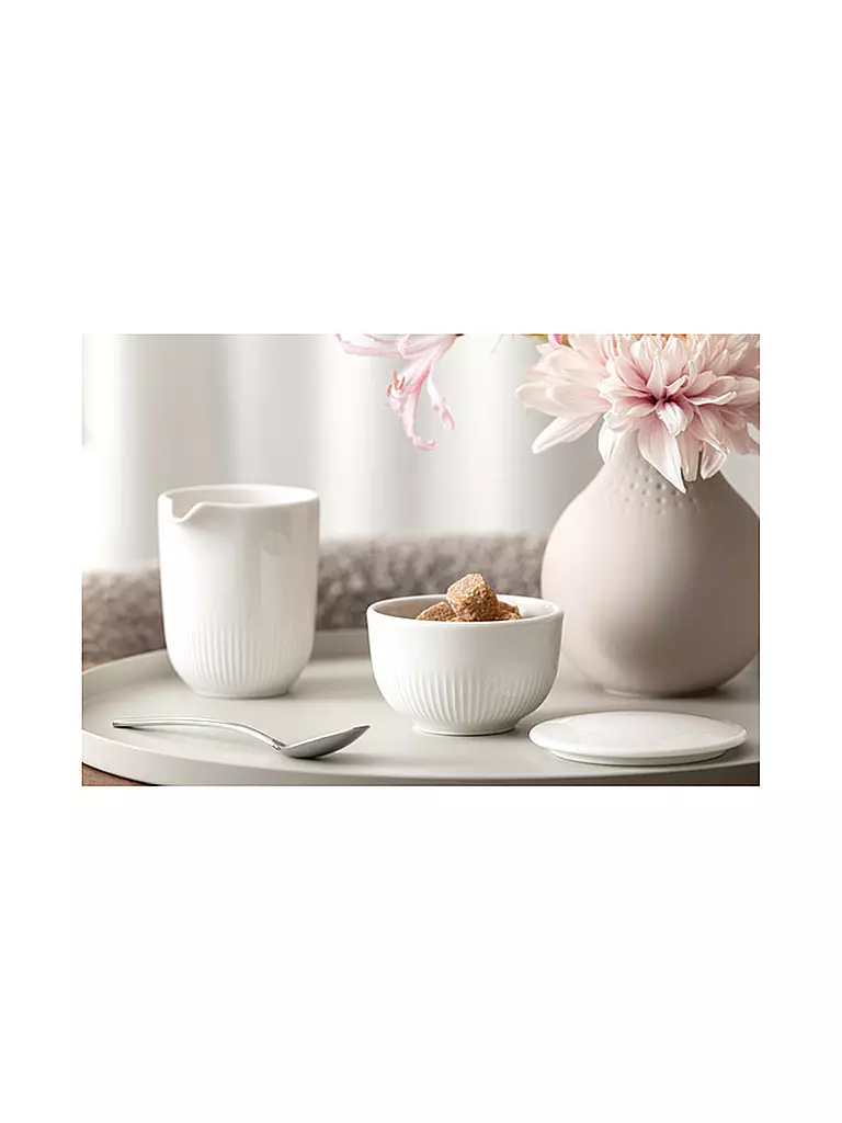 VILLEROY & BOCH | Zuckerdose AFINA 2-tlg. | weiss