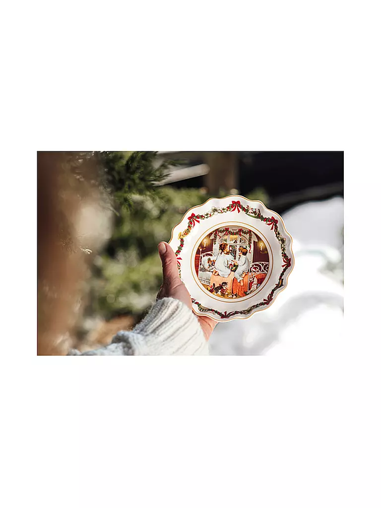 Coppa Natalizia Villeroy & Boch Edizione 2016 - Piccola, In Porcellana Bianca, 37.4x17.4x10.1 Cm - Foto 4