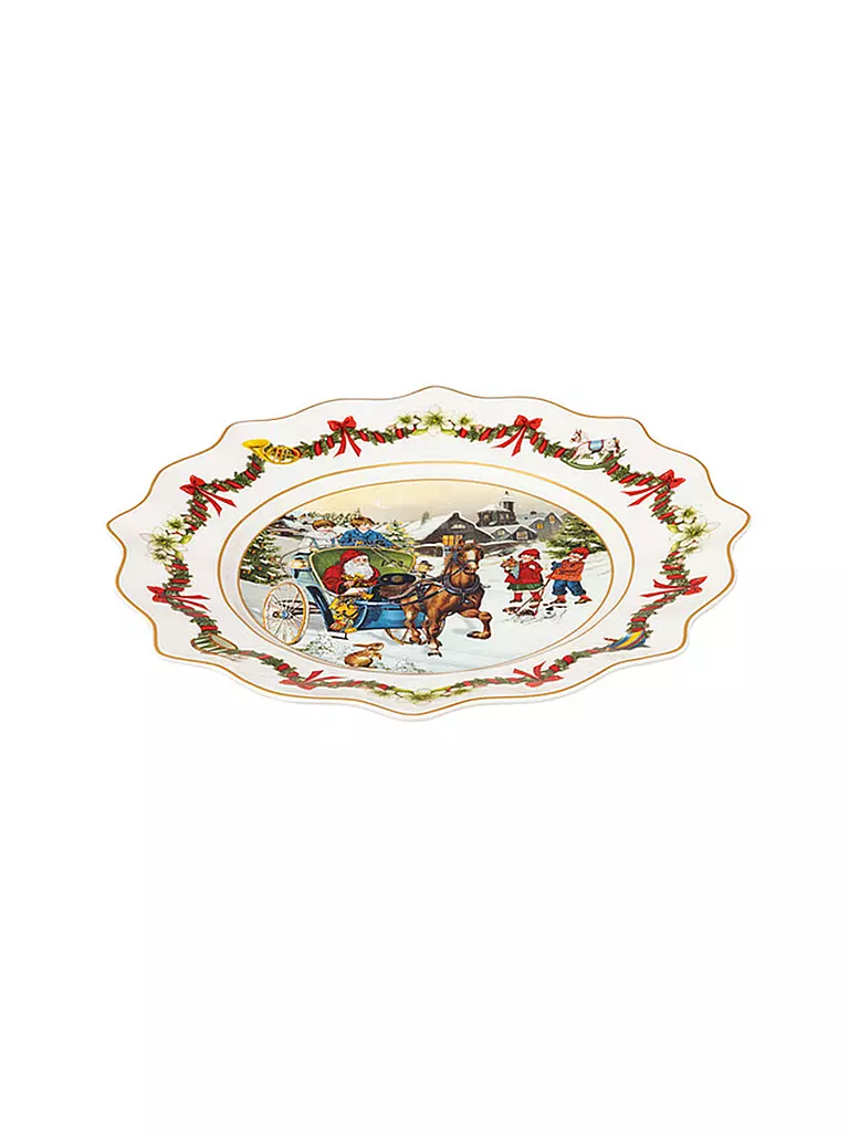 VILLEROY & BOCH | Annual Christmas Edition Jahresteller 2022 23,5x23,5x3cm | bunt