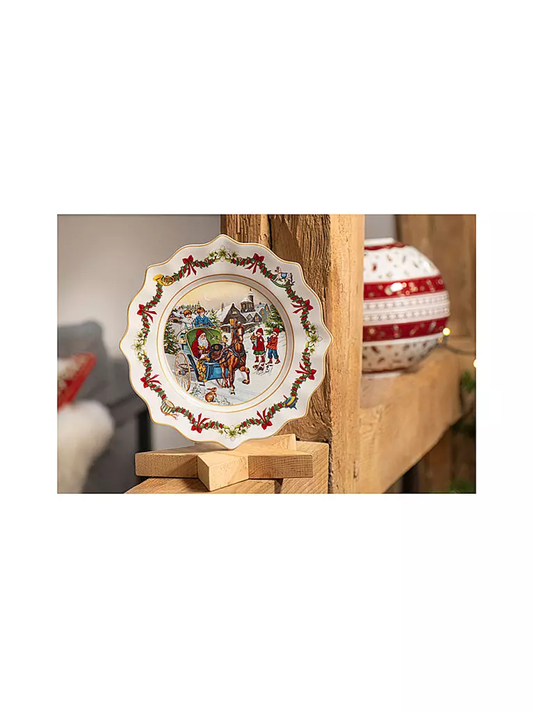 VILLEROY & BOCH | Annual Christmas Edition Jahresteller 2022 23,5x23,5x3cm | bunt