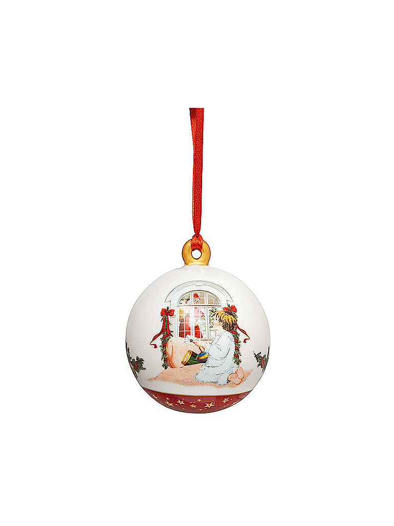 VILLEROY & BOCH Annual Christmas Edition Kugel 2022 6,5x6,5x8cm bunt