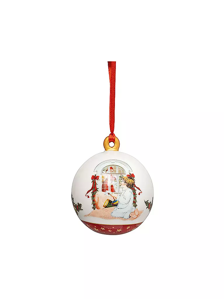 VILLEROY & BOCH | Annual Christmas Edition Kugel 2022 6,5x6,5x8cm | bunt