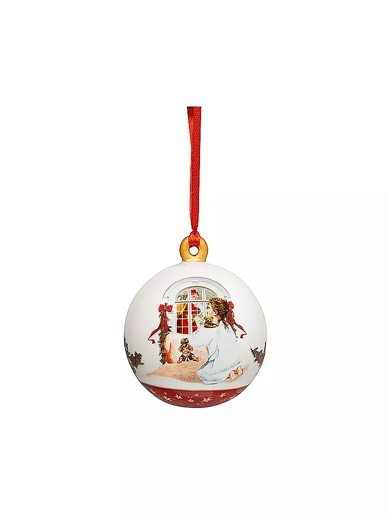 VILLEROY & BOCH | Annual Christmas Edition Kugel 2022 6,5x6,5x8cm | bunt