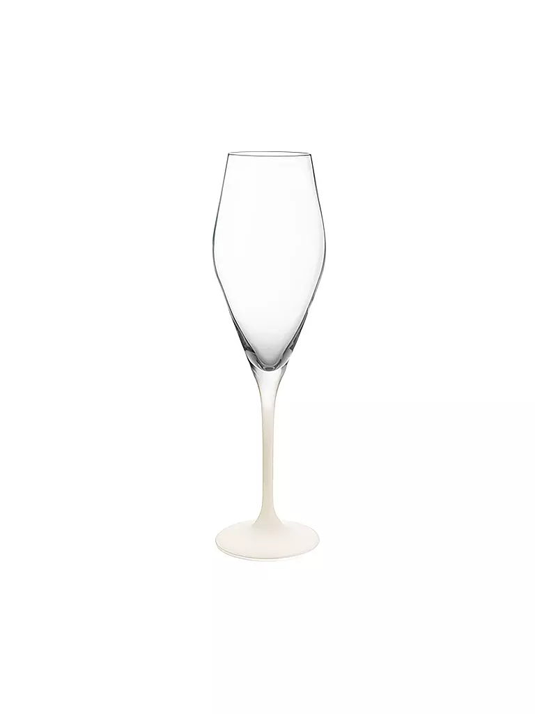 VILLEROY & BOCH | Champangerglas 4er Set MANUFACTURE ROCK BLANC GLAS | weiss