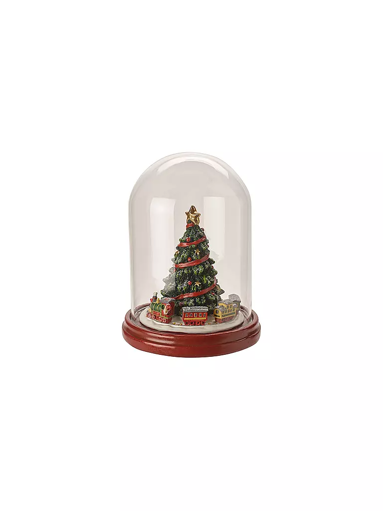 VILLEROY & BOCH | Christmas Toys - Weihnachtsglocke mit Baum 15x15x19cm | bunt