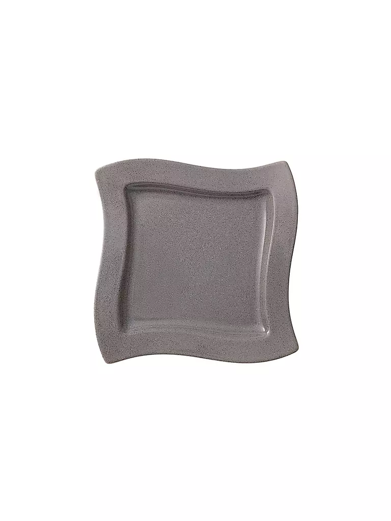 VILLEROY & BOCH | Frühstücksteller quadratisch "NewWave Stone" 24x24cm | grau