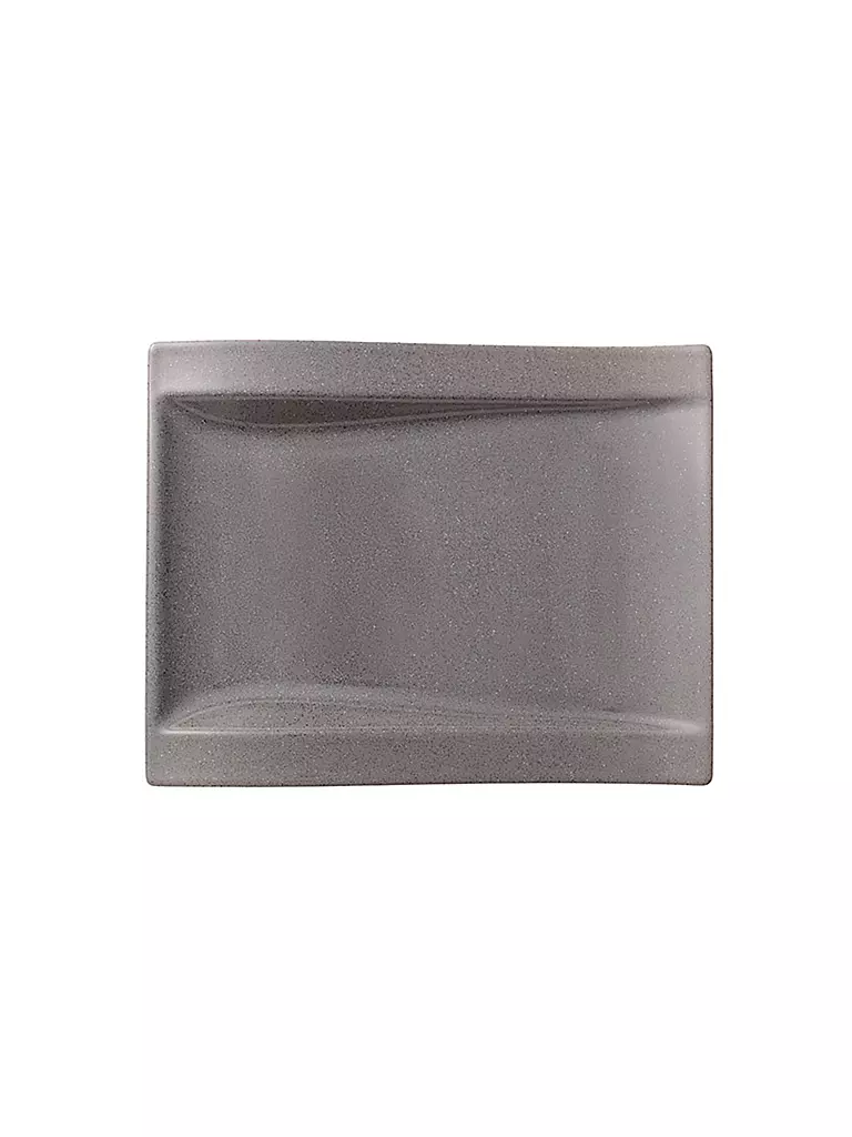 VILLEROY & BOCH | Frühstücksteller rechteckig "NewWave Stone" 26x20cm | grau