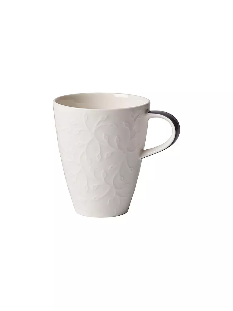 VILLEROY & BOCH | Henkelbecher "Caffè Club - Floral Touch" 0,35l (Smoke) | grau