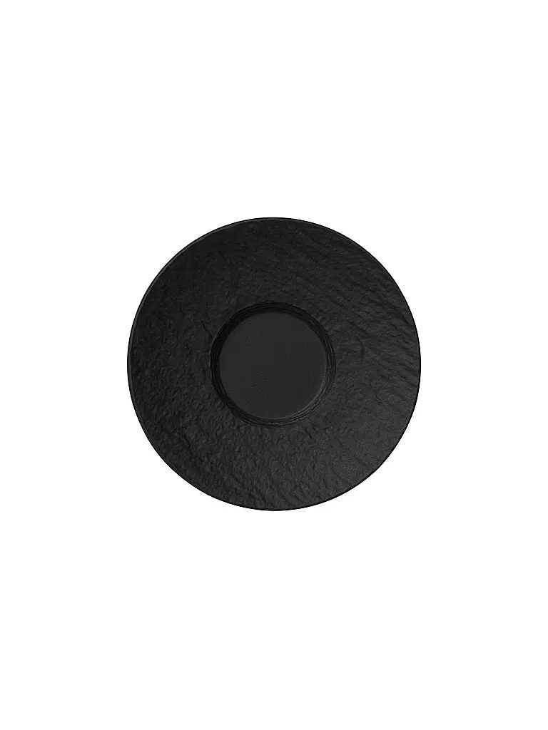VILLEROY & BOCH | Mokka-/Espresso Untertasse "Manufacture Rock" 12cm (Schwarz) | schwarz