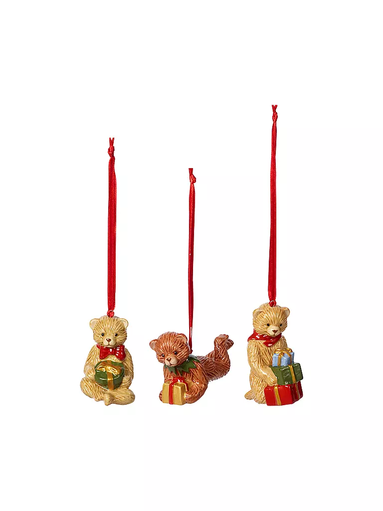 VILLEROY & BOCH | Nostalgic Ornaments - Teddy Claus Set 9,5cm | bunt