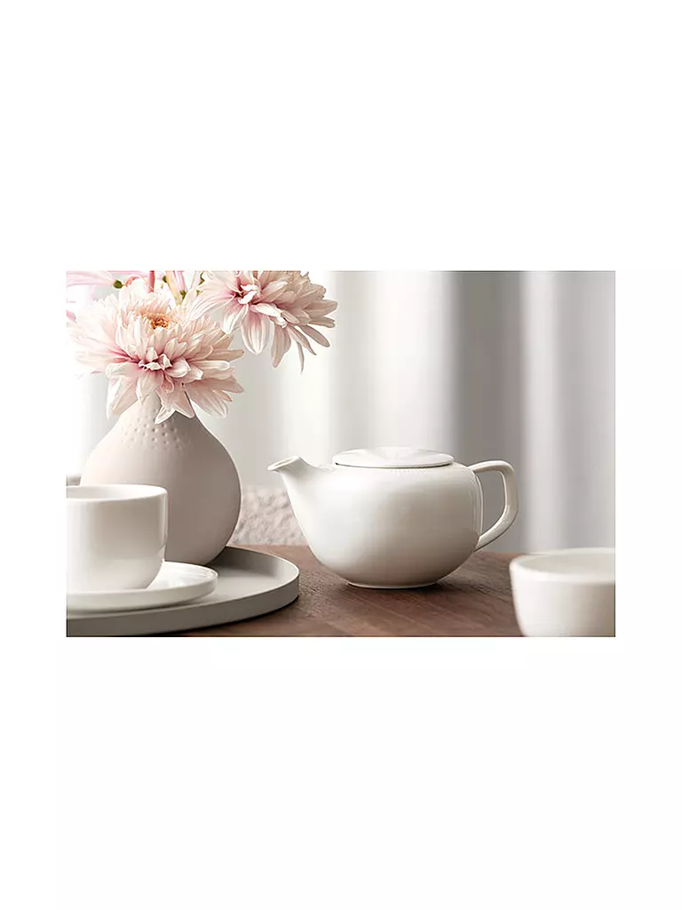 VILLEROY & BOCH | Teekanne mit Deckel und Filter AFINA 0,44l | weiss