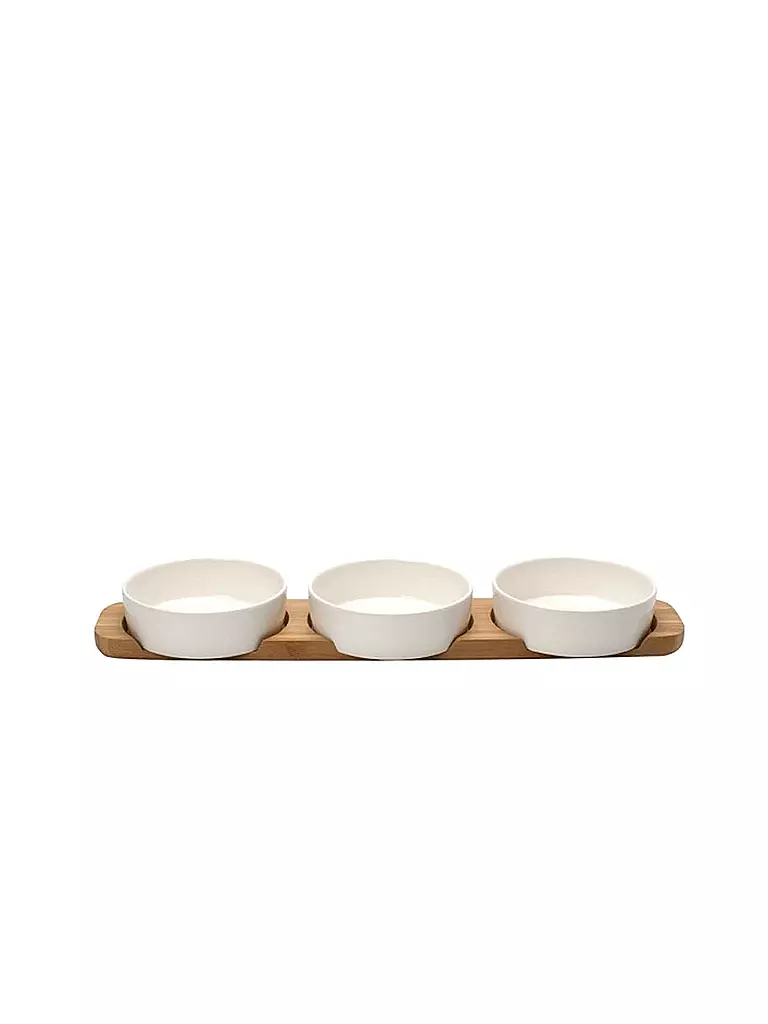 VILLEROY & BOCH | Toppingplatte Set 4-tlg. "Pizza Passion" | weiß