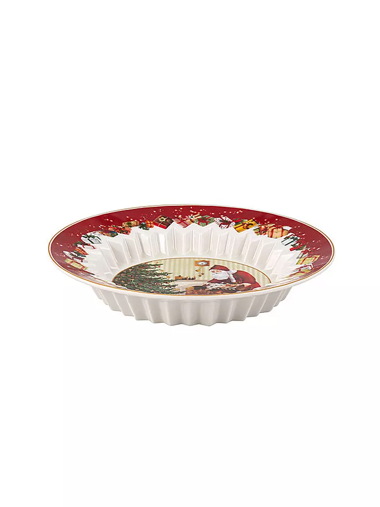 VILLEROY & BOCH | Toy's Fantasy Schale groß, Santa bringt Geschenke 25x25x5cm | bunt
