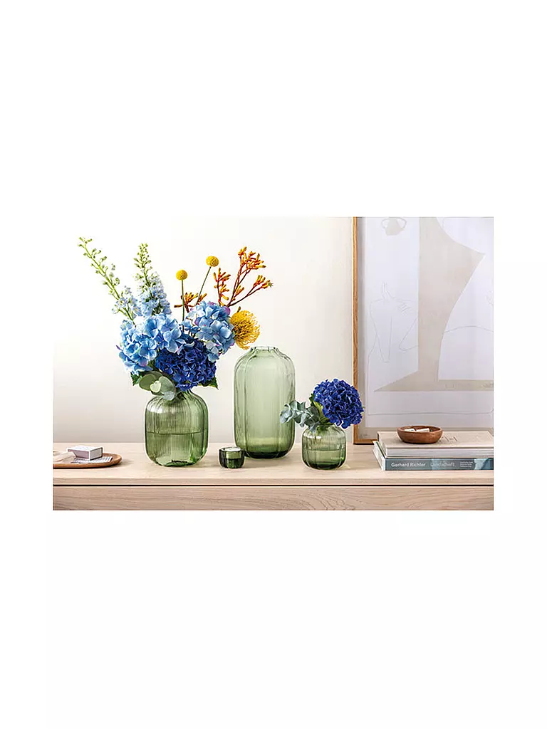 VILLEROY & BOCH | Vase 19cm FLEUR VERT | dunkelgrün