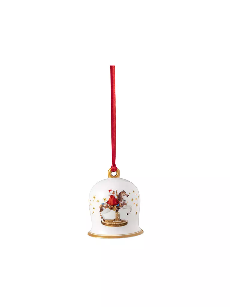 VILLEROY & BOCH | Weihnachtsglocke 2024 6cm ANUAL CHRISTMAS EDITION | bunt