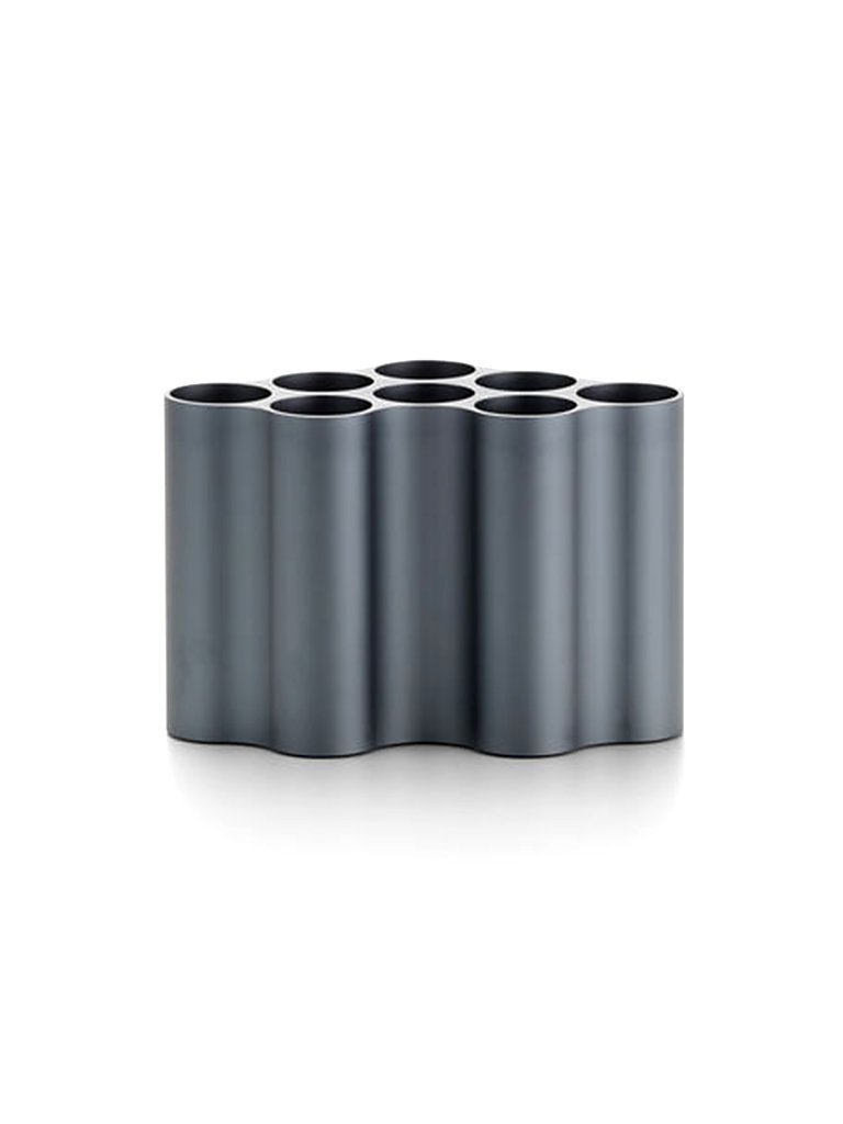 VITRA Vase Nuage S (Alu / Stahlblau) 13cm blau