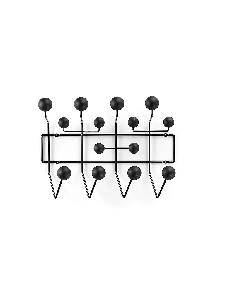 VITRA | Garderobe HANG IT ALL Esche Schwarz  | Schwarz