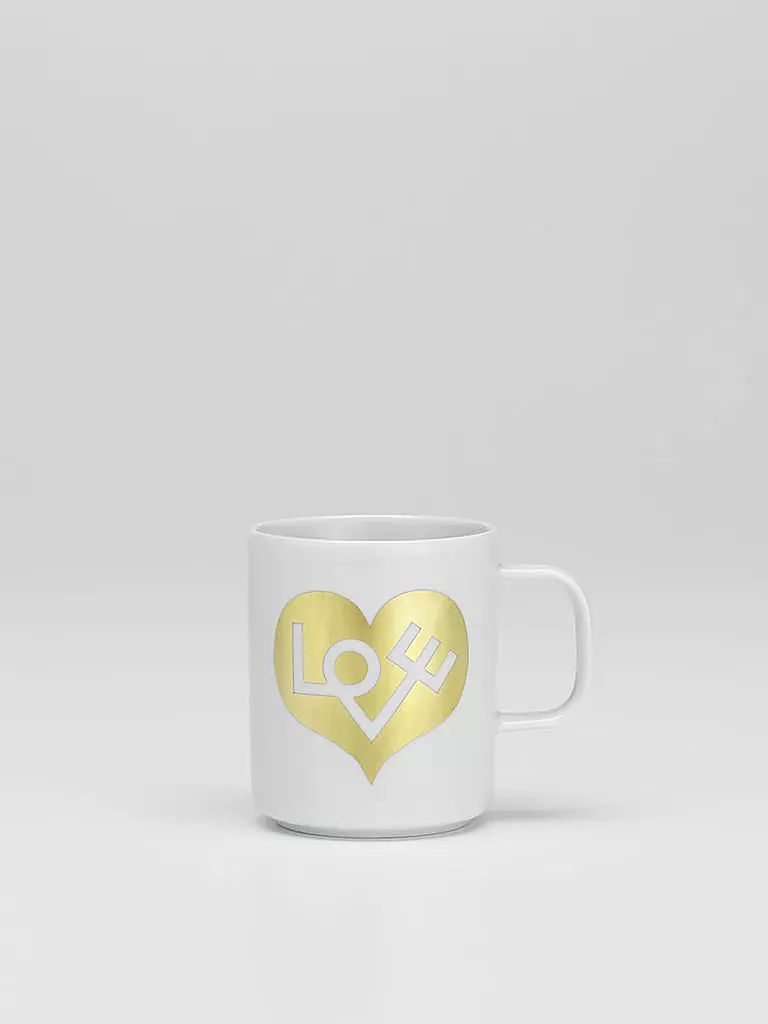 VITRA | Henkelbecher - Tasse Coffee Mug  Love Heart Gold | gold