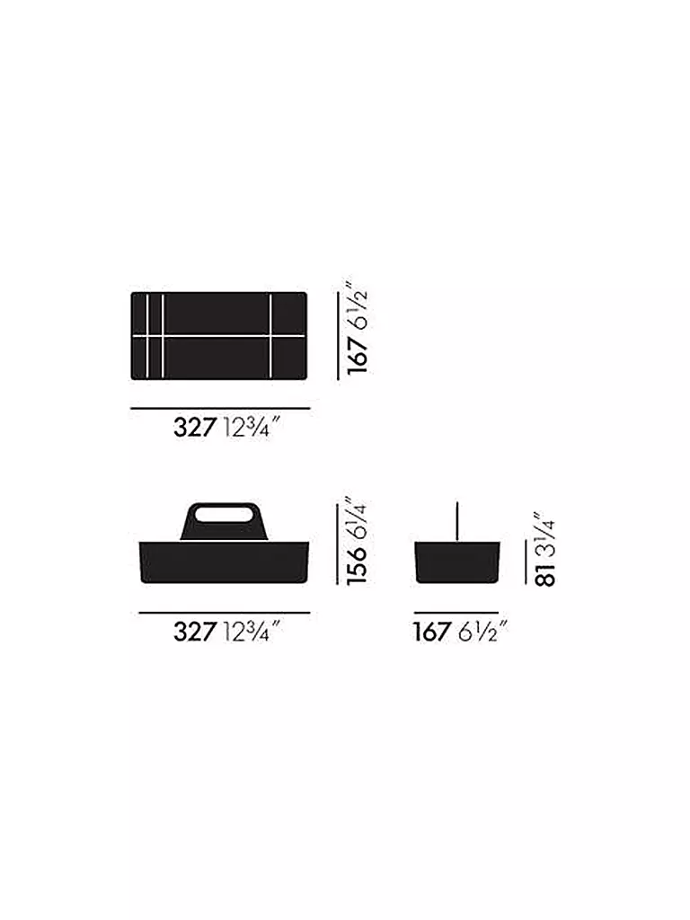 VITRA | Toolbox Zartrose | weiss
