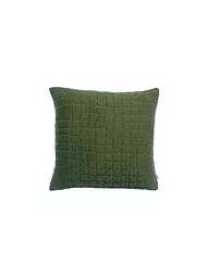 VIVARAISE | Kissenhülle 45x45cm SWAMI Olive  | dunkelgrün