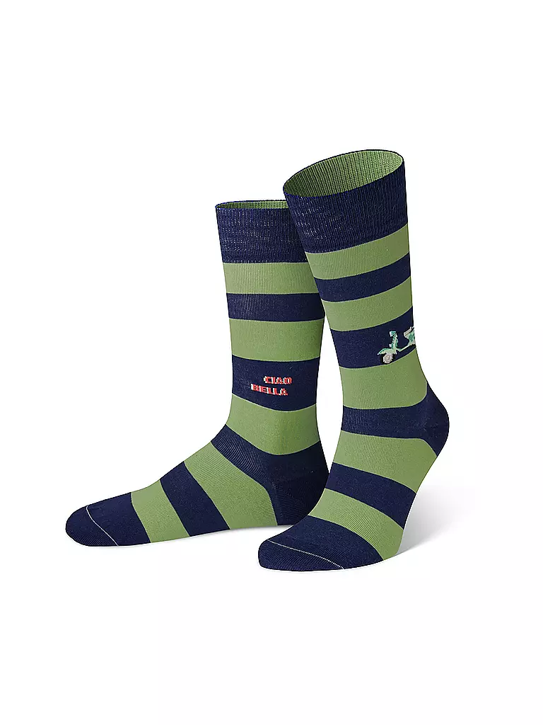 VON JUNGFELD | Socken CIAO BELLA marineblau | blau