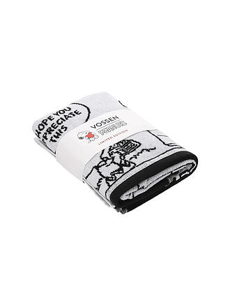 VOSSEN | Handtuch 50x100cm  PEANUTS MOMENTS Black / White