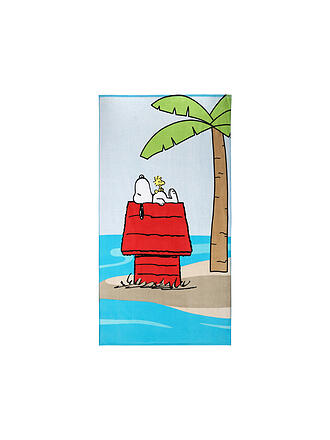 VOSSEN | Velours-Strandtuch 100x180cm VACATION SNOOPY Red
