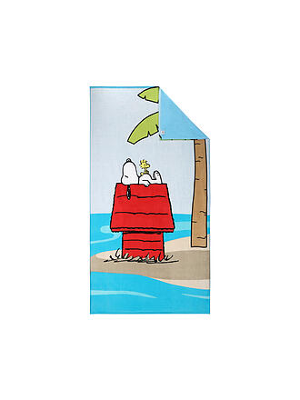 VOSSEN | Velours-Strandtuch 100x180cm VACATION SNOOPY Red