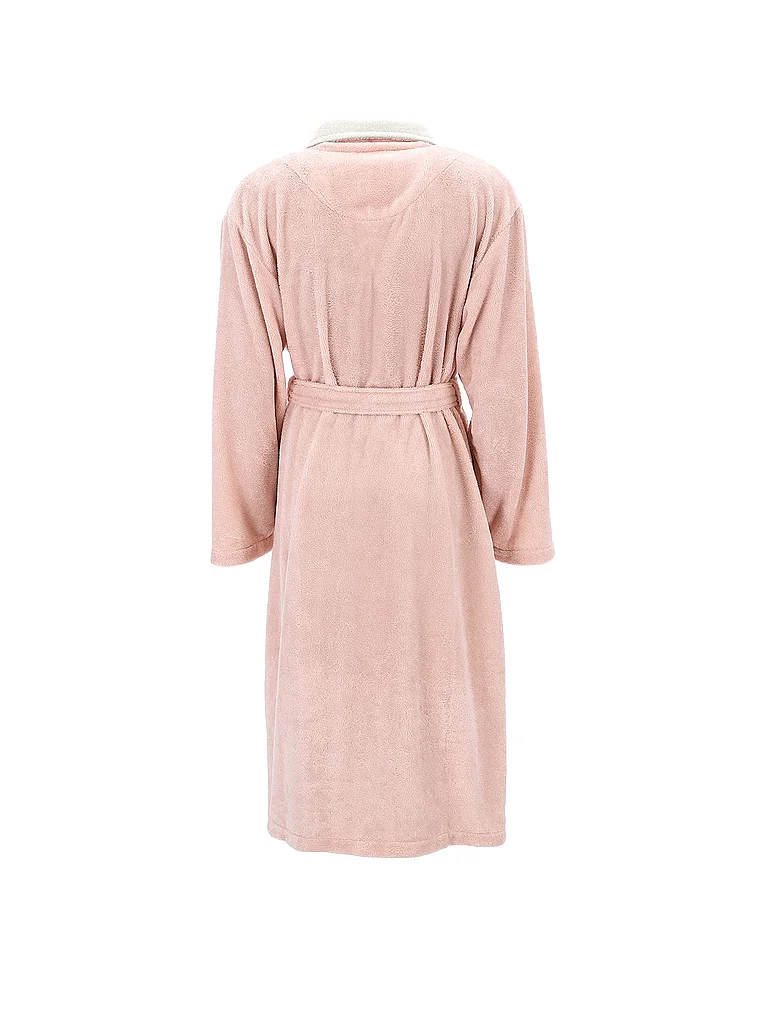 VOSSEN Albornoz de mujer ANDORRA Pearl Skin/Ivory rosa | S
