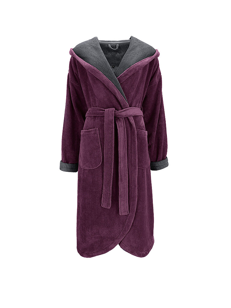 VOSSEN Damen Bademantel CARMEN Elderberry/Graphit beere | M