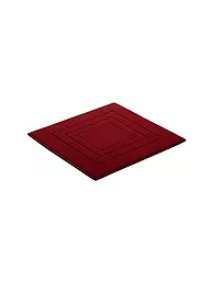 VOSSEN | Badteppich FEELING 60x60cm Avocado | dunkelrot