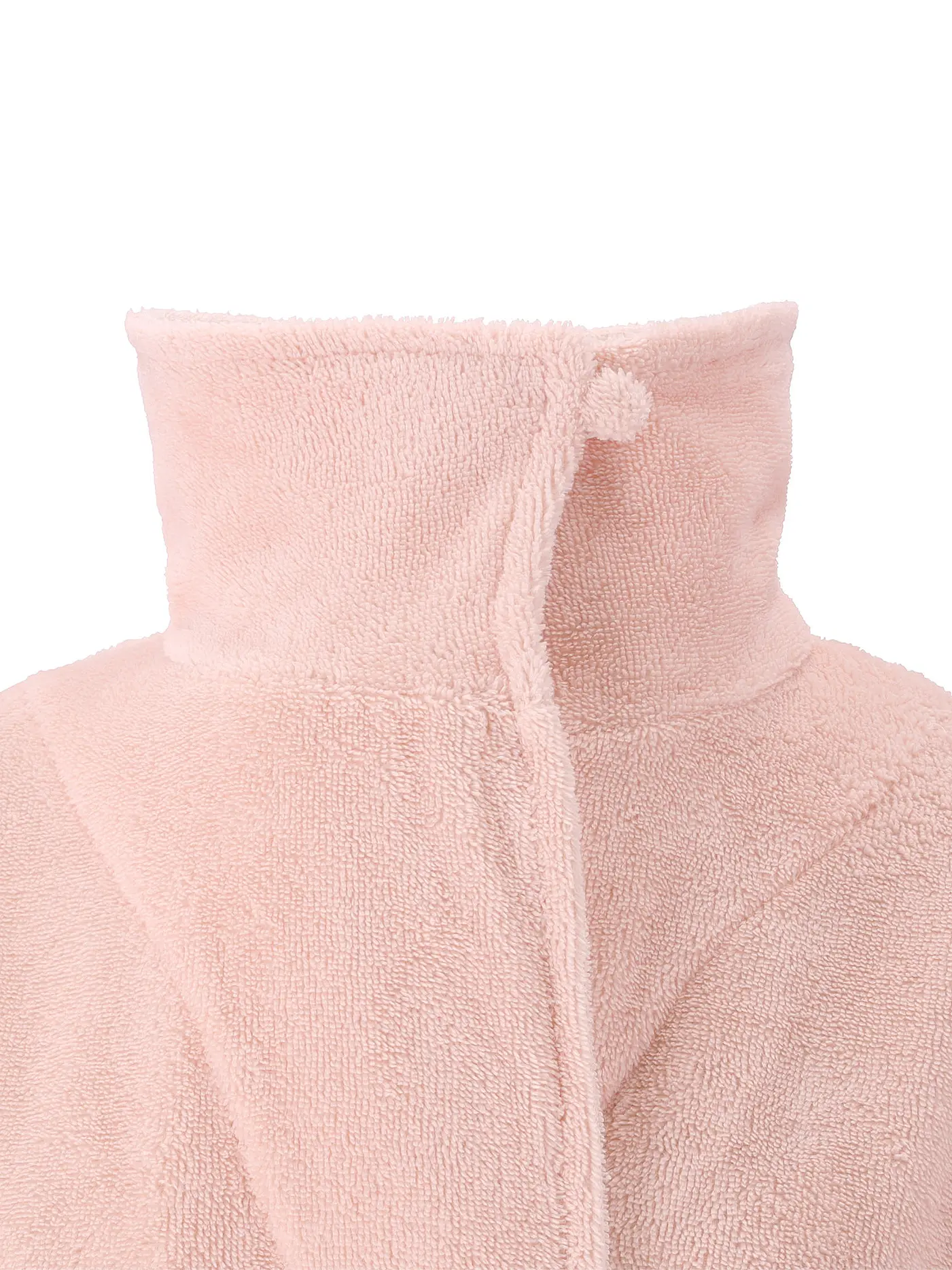 VOSSEN | Damen Bademantel ANDORRA Pearl Skin/Ivory | rosa