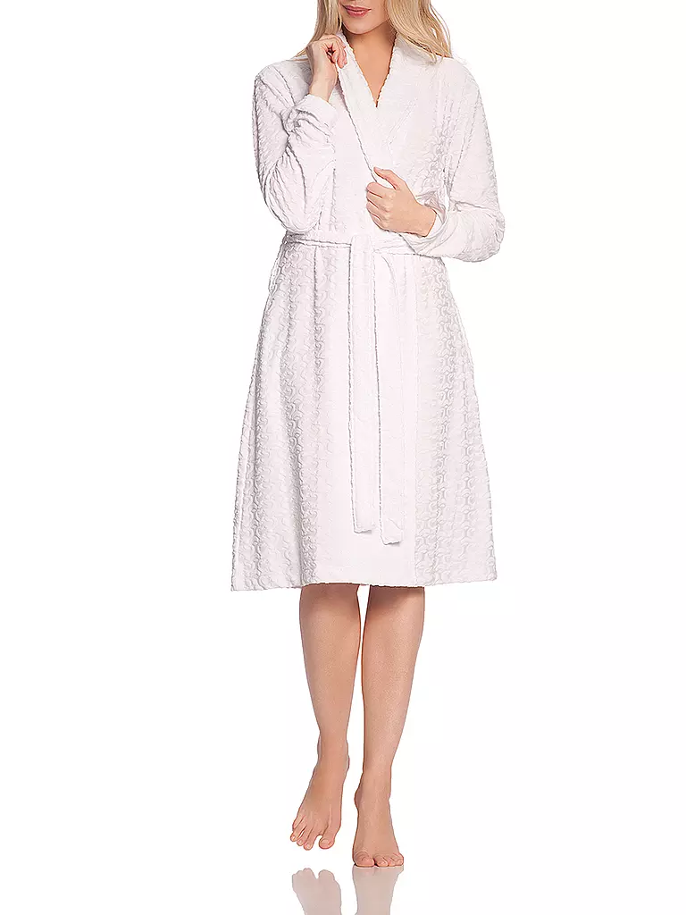 VOSSEN | Damen-Bademantel "Luna" Weiß | 