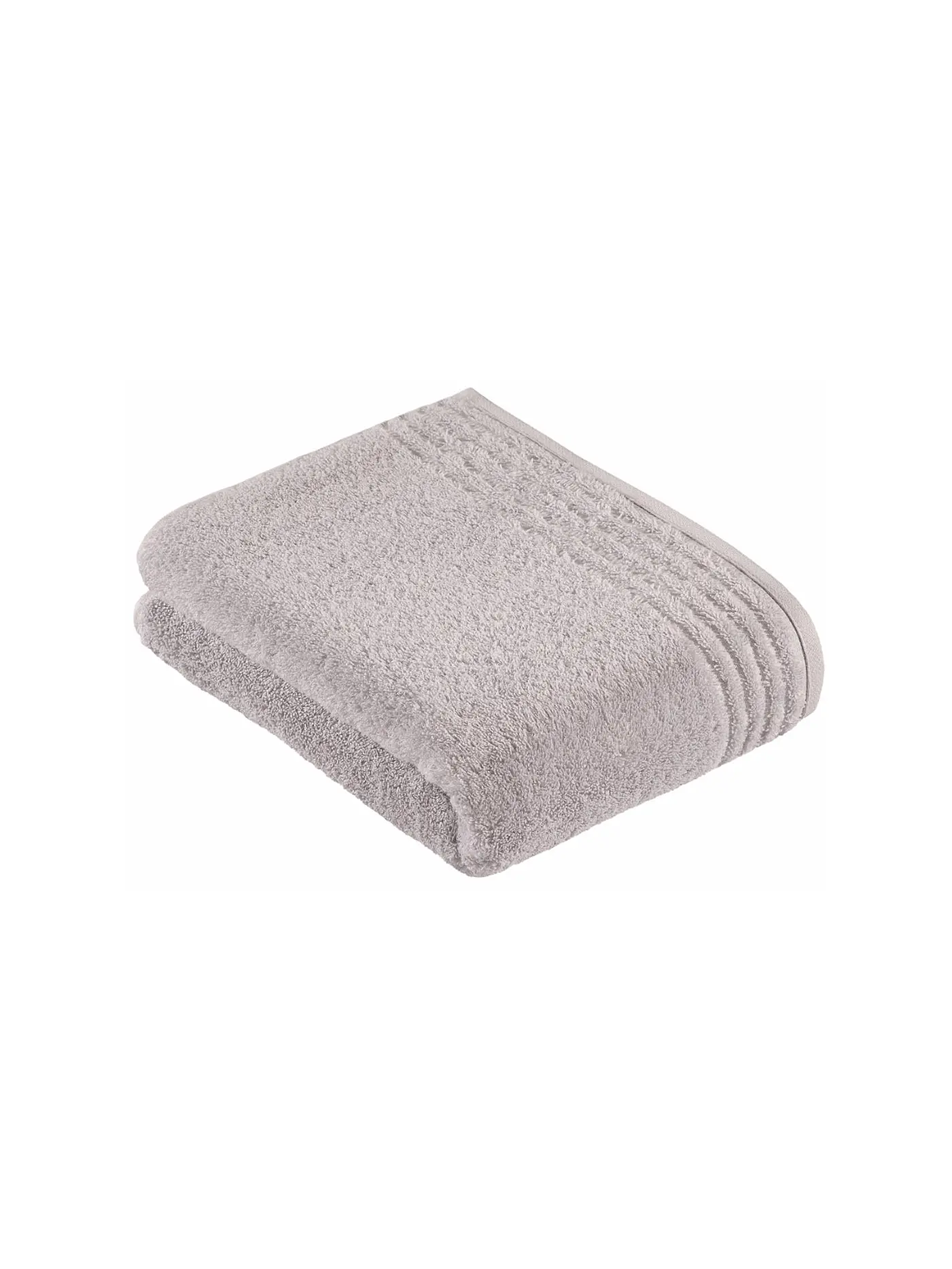 VOSSEN | Duschtuch VIENNA STYLE SUPERSOFT 67x140cm Light Grey | silber