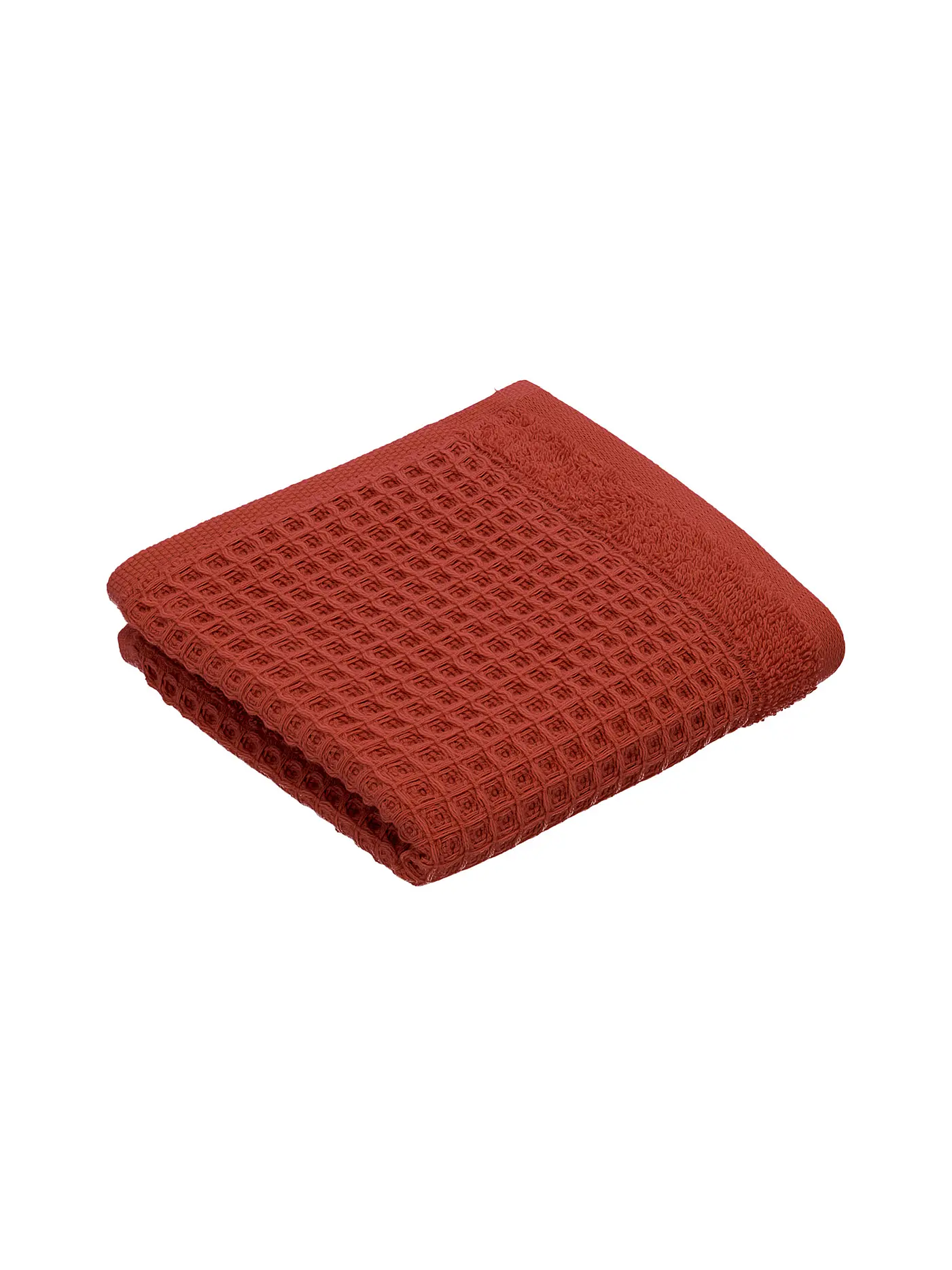 VOSSEN | Gästetuch 30x50cm SENSES Raw Sugar | dunkelrot