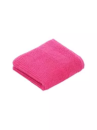 VOSSEN | Handtuch TOMORROW 50x100cm Weiss | pink